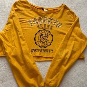 Toronto Bears University cropped Sweatshirt